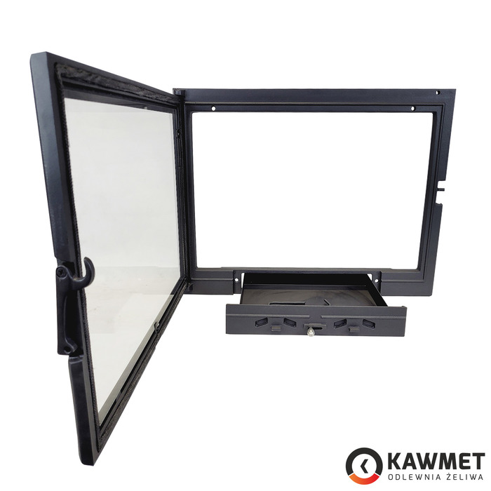 Двері для каміна KAWMET W11 530x680. Фото 2