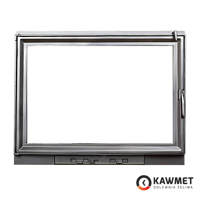 Двері для каміна KAWMET W8 640x790. Фото 2