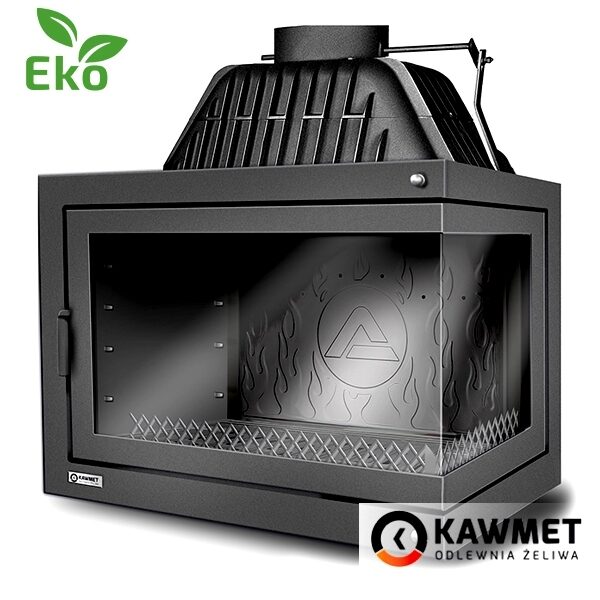 Каминная топка KAWMET W17 с правым боковым стеклом  (16.1 kW) EСO. Фото 4