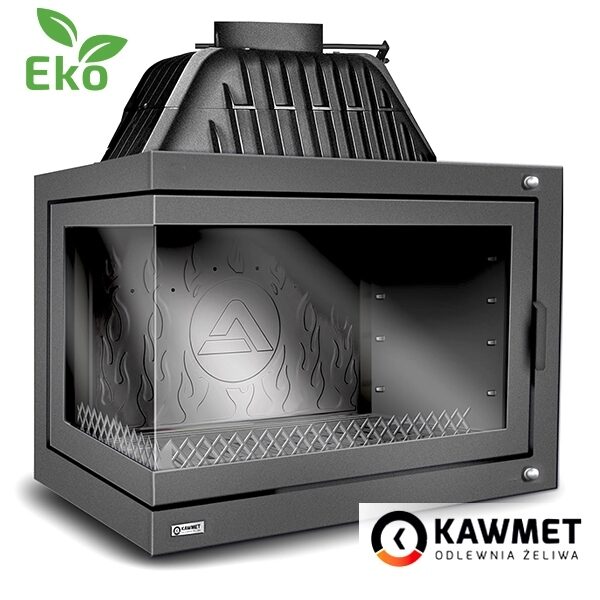 Каминная топка KAWMET W17 с левым боковым стеклом  (16.1 kW) EСO. Фото 3
