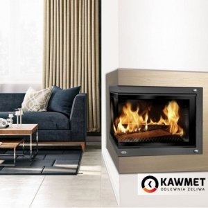 Камінна топка KAWMET W17 Dekor праве бокове скло (16.1 kW) EСO. Фото 5