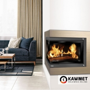 Каминная топка KAWMET W17 Dekor левая боковая  (16.1 kW) EСO. Фото 6