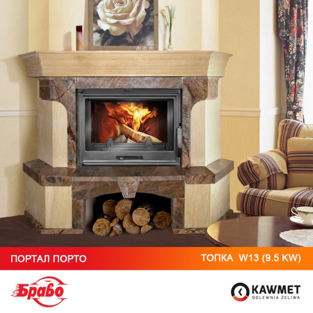 Камінна топка KAWMET W13 (9.5 kW). Фото 23