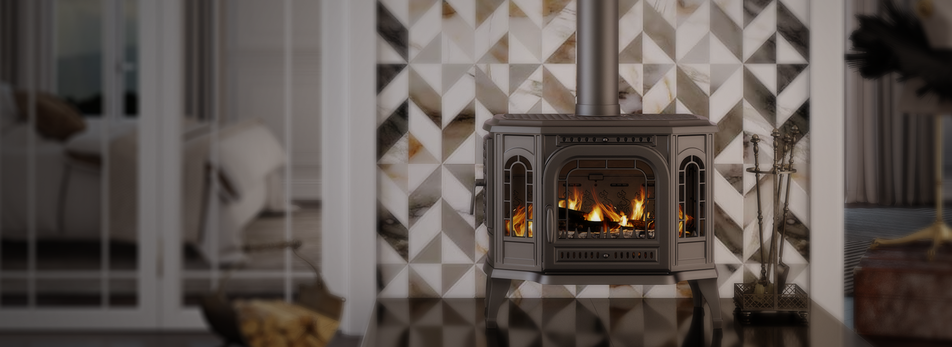 Чавунна піч KAWMET P7 LB (10.5 kW) ECO