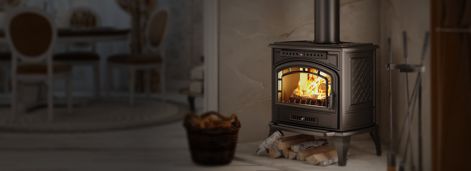 Чугунная печь KAWMET P7 (9.3 kW) ECO
