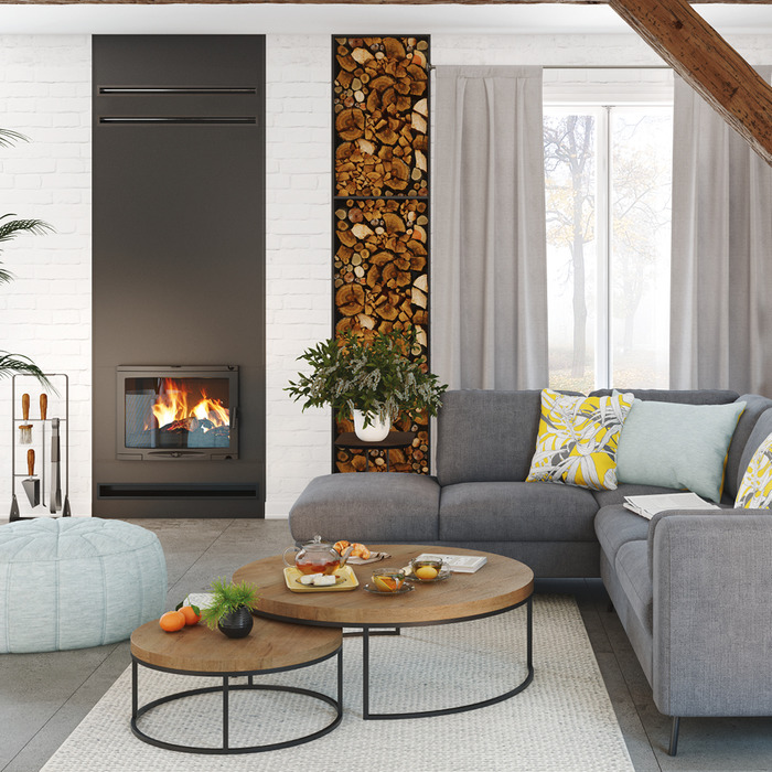 Камінна топка KAWMET W17 Panorama (16.1 kW) EСO. Фото 10