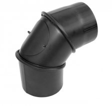 Димохідне коліно Вент Устрій 90° універсальне регульоване (2 мм) Ø150