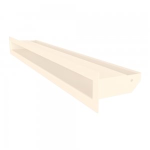 Вентиляційна решітка для каміна SAVEN Loft 60х600 кремова. Фото 2