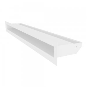 Вентиляційна решітка для каміна SAVEN Loft 60х600 біла. Фото 2