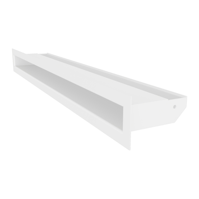 Вентиляційна решітка для каміна SAVEN Loft 60х600 біла. Фото 2