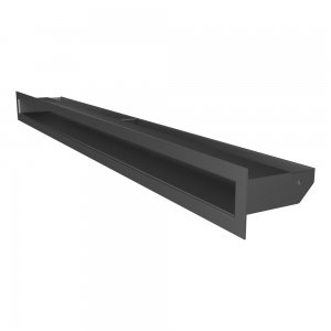 Вентиляційна решітка для каміна SAVEN Loft 60х800 графітова. Фото 2