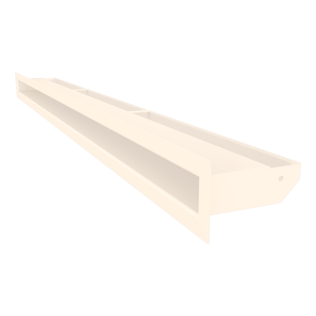 Вентиляційна решітка для каміна SAVEN Loft 60х1000 кремова. Фото 2