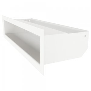 Вентиляційна решітка для каміна SAVEN Loft 90х400 біла. Фото 2