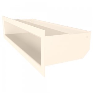 Вентиляційна решітка для каміна SAVEN Loft 90х400 кремова. Фото 2