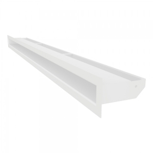 Вентиляційна решітка для каміна SAVEN Loft 60х1000 біла. Фото 2