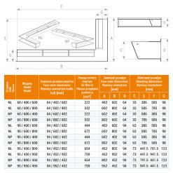 Вентиляційна решітка для каміна 60х400х600 SAVEN Loft Angle кутова ліва графітова. Фото 4