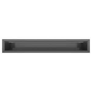 Вентиляційна решітка для каміна SAVEN Loft 90х600 графітова