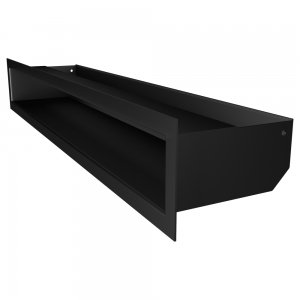 Вентиляційна решітка для каміна SAVEN Loft 90х600 чорна. Фото 2