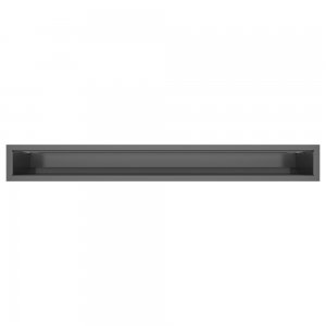 Вентиляційна решітка для каміна SAVEN Loft 90х800 графітова