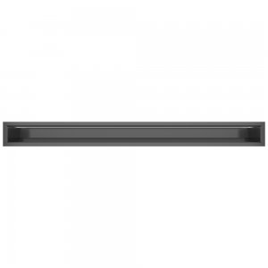 Вентиляційна решітка для каміна SAVEN Loft 90х1000 графітова