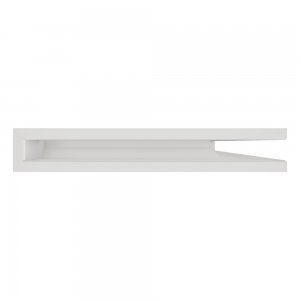 Вентиляційна решітка для каміна 60х600х400 SAVEN Loft Angle кутова права біла. Фото 3