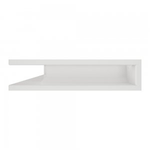 Вентиляційна решітка для каміна 90х400х600 SAVEN Loft Angle кутова ліва біла. Фото 2