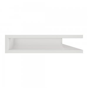 Вентиляційна решітка для каміна 90х600х400 SAVEN Loft Angle кутова права біла. Фото 2