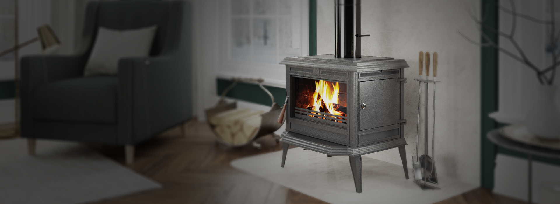 Чугунная печь KAWMET Premium ATHENA S12 ECO