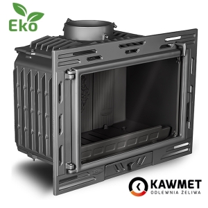 Каминокомплект: мраморный портал Эко с топкой на дровах KAWMET W9 (9,8 kW) ECO. Фото 6