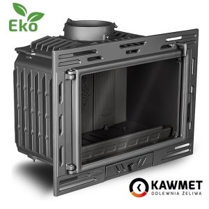 Камінокомплект: мармуровий портал Еко з топкою на дровах KAWMET W9 (9,8 kW) ECO. Фото 6