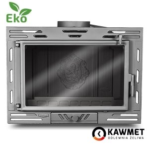 Камінокомплект: мармуровий портал Еко з топкою на дровах KAWMET W9 (9,8 kW) ECO. Фото 8