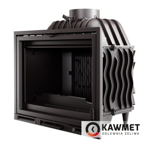 Камінокомплект: Мармуровий портал Браво Барселона з камінною топкою KAWMET Premium HERMES F23. Фото 10