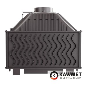 Камінокомплект: Камінна топка KAWMET W16 (13.5 kW) ECO з мармуровим порталом Мадрид Браво. Фото 9