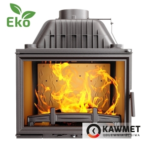 Набор: Каминная топка KAWMET W17 (16.1 kW) ECO с порталом Барселона (Браво) из мрамора Botticino. Фото 3