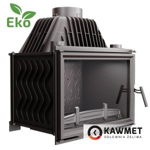 Набір: Камінна топка KAWMET W17 (16.1 kW) ECO з порталом Барселона (Браво) з мармуру Botticino. Фото 7