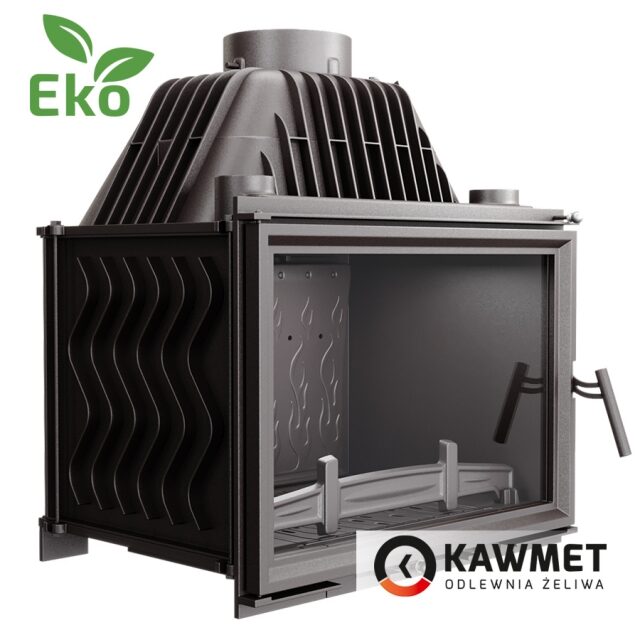 Комплект: Топка KAWMET W17 (16.1 kW) ECO з порталом Мадрид (Браво) з натурального мармуру Botticino. Фото 6