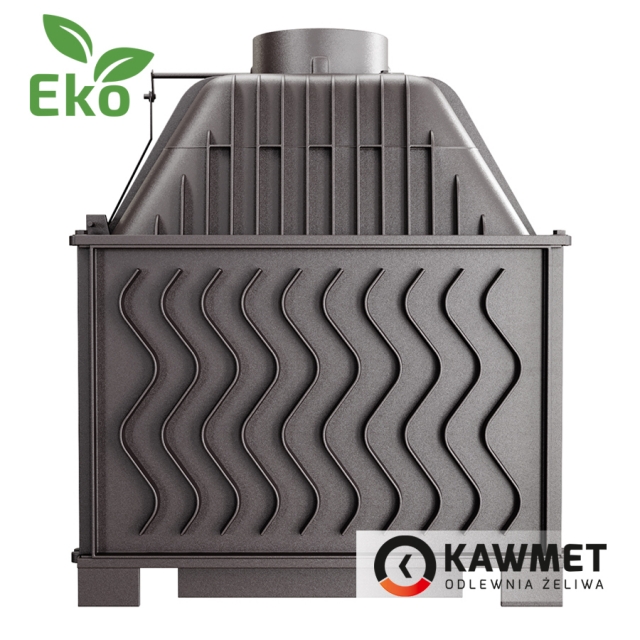Комплект: Топка KAWMET W17 (16.1 kW) ECO з порталом Мадрид (Браво) з натурального мармуру Botticino. Фото 8