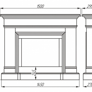 Комплект: Топка KAWMET W17 (16.1 kW) ECO з порталом Мадрид (Браво) з натурального мармуру Botticino. Фото 10