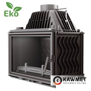 Комплект: Топка KAWMET W17 (16.1 kW) ECO з порталом Мадрид (Браво) з натурального мармуру Botticino. Фото 7