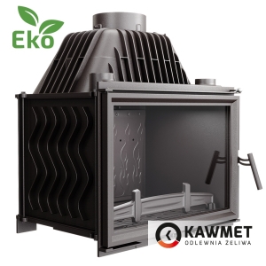 Каминокомплект: Чугунная топка KAWMET W17 (16.1 kW) ECO  с мраморным порталом Оскар (Браво). Фото 8