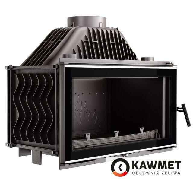 Комплект: Топка KAWMET W16 (13.5 kW) ECO порталом Барселона (Браво) из мрамора Botticino. Фото 6