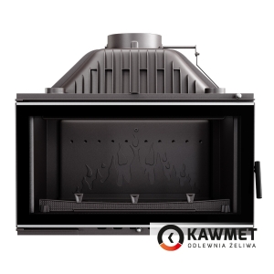 Каминокомплект: Каминная топка KAWMET W16 (13.5 kW) ECO с мраморным порталом Оскар Браво ( Botticino). Фото 8