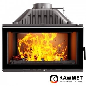Камінокомплект: Камінна топка KAWMET W16 (13.5 kW) ECO з мармуровим порталом Оскар Браво (Botticino). Фото 3
