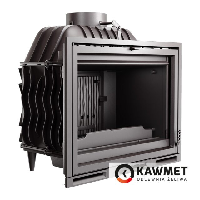 Камінокомплект:  мармуровий портал Оскар (Браво) з топкою на дровах KAWMET Premium HERMES F23. Фото 9