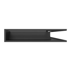 Вентиляционная решетка для камина 95х800х450 SAVEN Loft Angle угловая правая черная. Фото 2