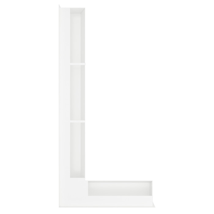 Вентиляционная решетка для камина 95х450х950 SAVEN Loft Angle угловая левая белая. Фото 2