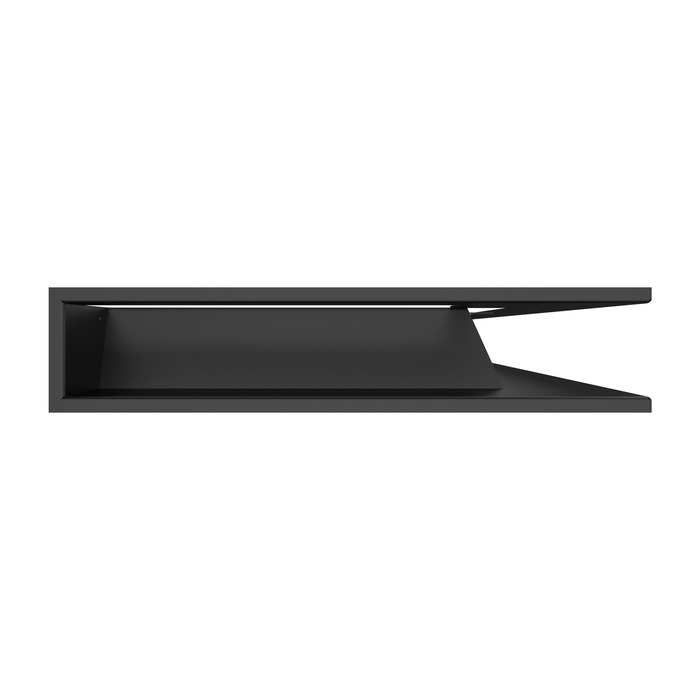 Вентиляционная решетка для камина 95х950х450 SAVEN Loft Angle угловая правая черная. Фото 2