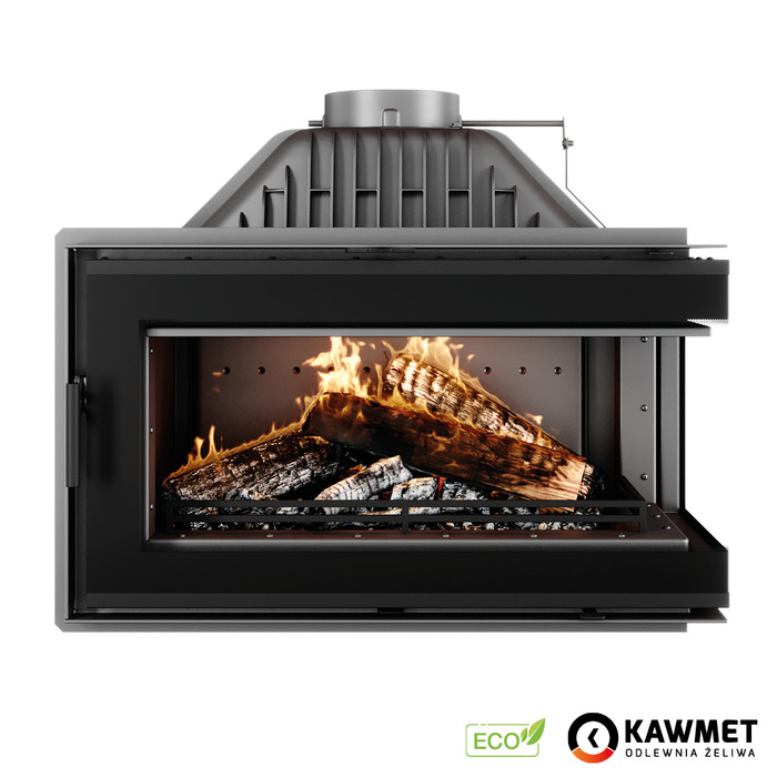 Каминная топка KAWMET W16 PB Black (13.5 kW) ECO. Фото 2