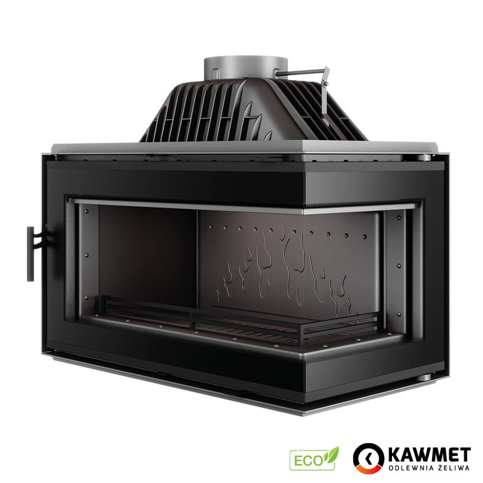 Каминная топка KAWMET W16 PB Black (13.5 kW) ECO. Фото 4