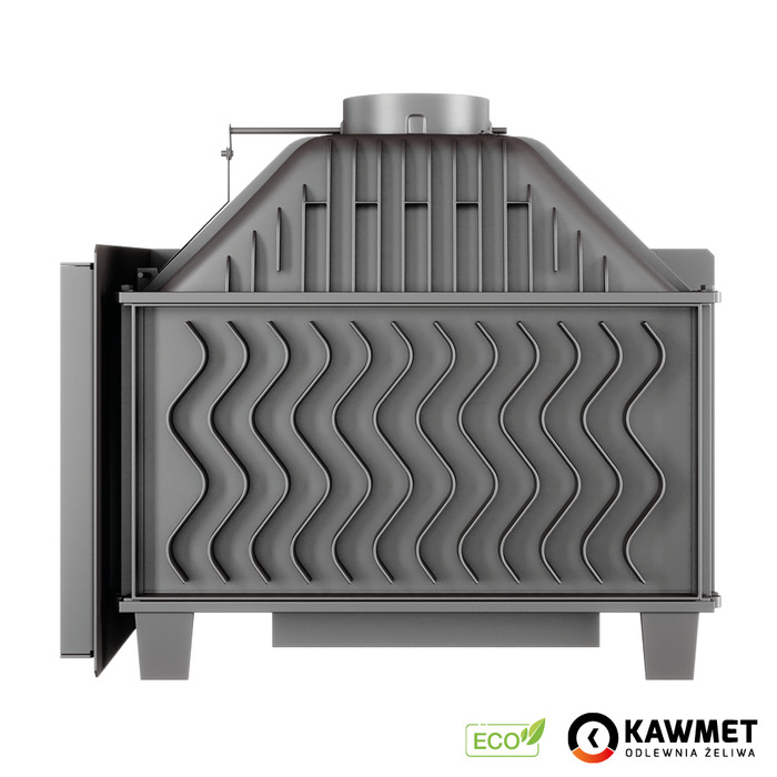 Каминная топка KAWMET W16 PB Black (13.5 kW) ECO. Фото 7